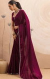 KT 2005 Hiffon Two Tone Saree Wholesale Market In Surat With Price